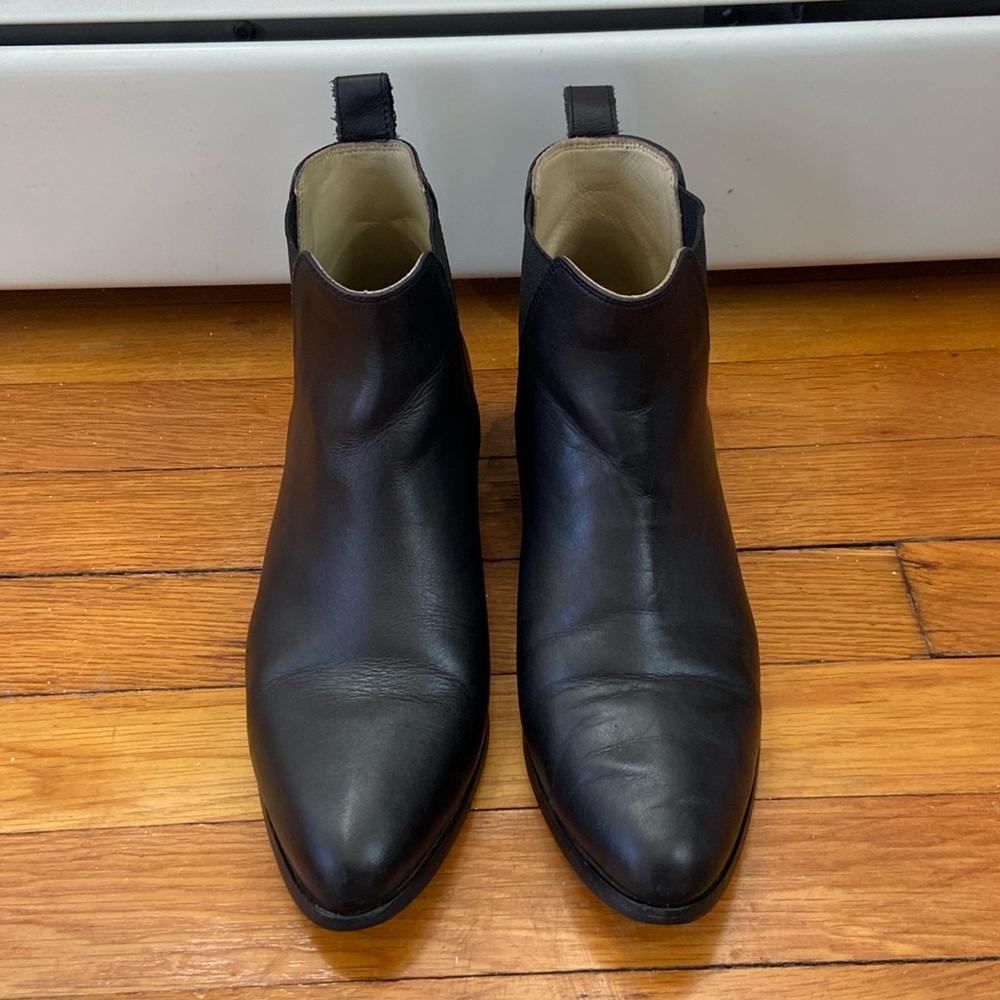 Nisolo Eva Black Leather Boots